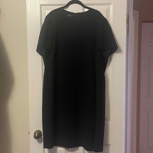 EUC Jones New Your Plus Black Short Sleeve Dress (22W)